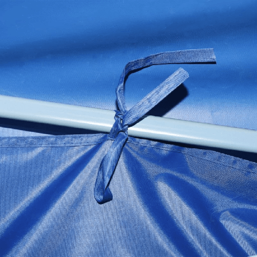 vidaXL Tenda Pieghevole Pop-Up con 5 Pareti Laterali 3x9 m Blu