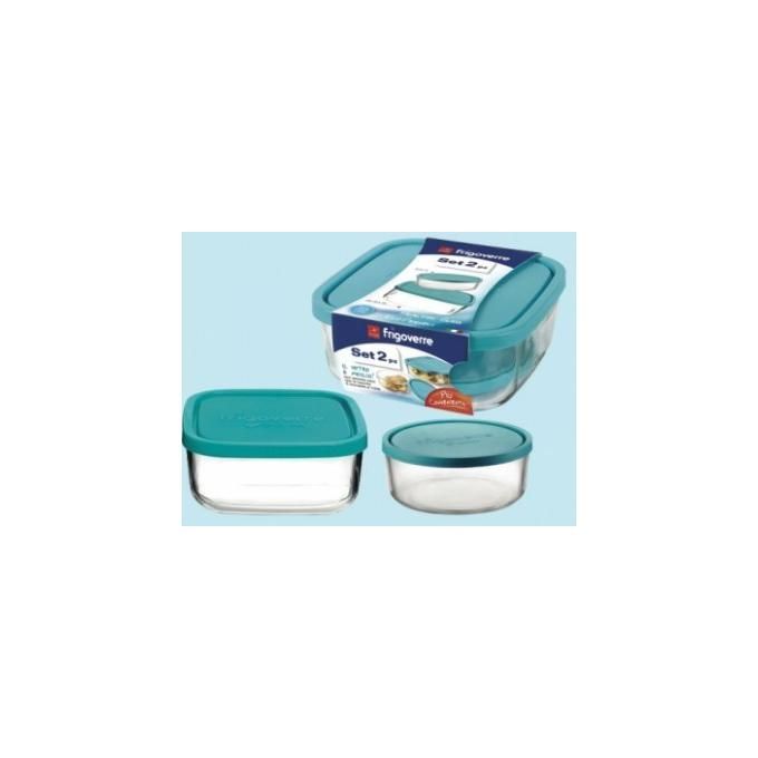 Bormioli Contenitore Frigoverre Set 2 Pz.19X19-15