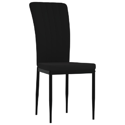 vidaXL Sedie da Pranzo 2 pz Nere in Velluto