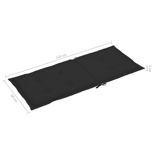 vidaXL Sedie da Giardino Reclinabili 4pz con Cuscini Massello Acacia