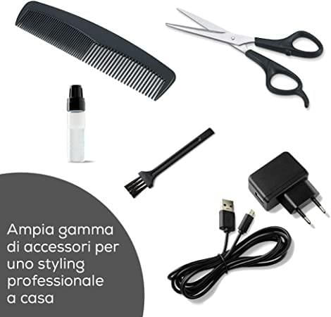 Beurer HR 5000 Tagliacapelli con Lama In Acciaio Inox di Alta Qualita' 2 Pettini Forbici Pettine e Olio Inclusi