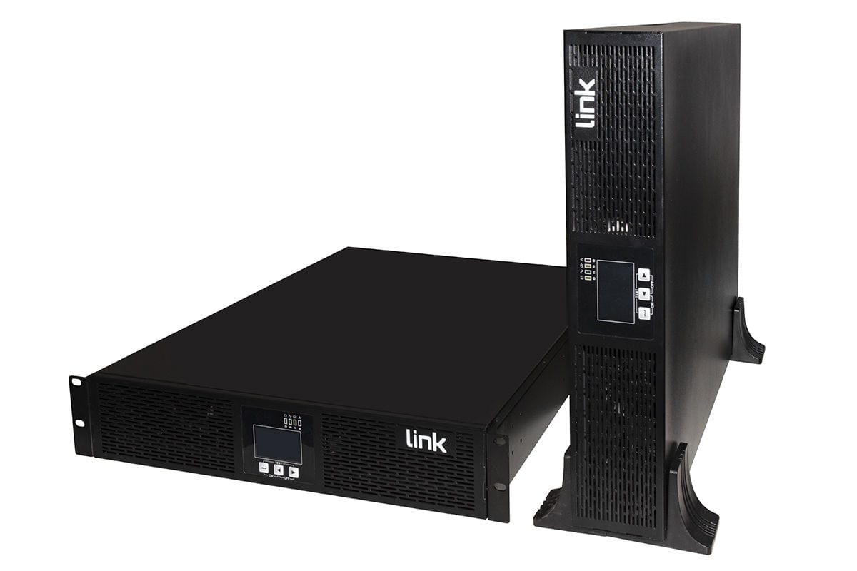 Link Gruppo di Continuita' Rack 19 1000VA 1000W Online Onda Sinusoidale con 4 Porte Iec con Slot Snmp