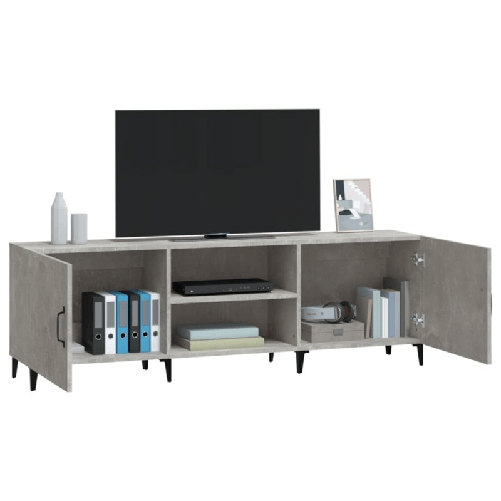 vidaXL Mobile Porta TV Grigio Cemento 150x30x50cm in Legno ingegnerizzato