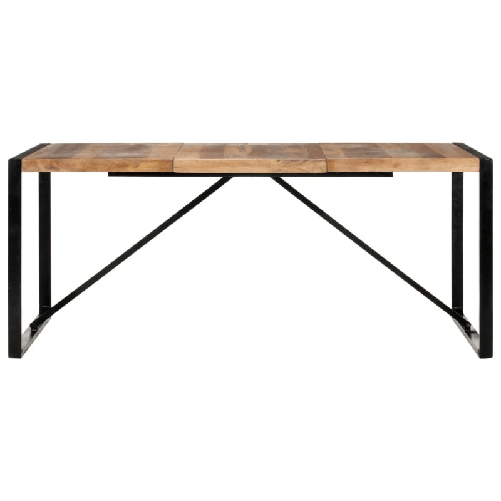 Tavolo da Pranzo 180x90x75 cm Legno Massello Finitura Sheesham