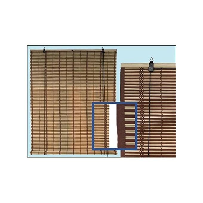 Tapparelle Folk Marrone 150Xh300Cm