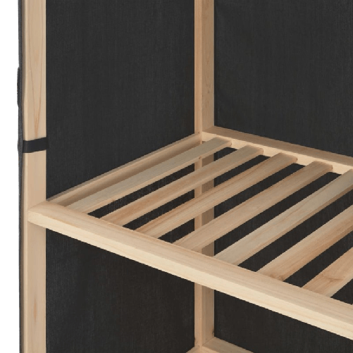 vidaXL Armadio Grigio 110x40x170 cm in Tessuto