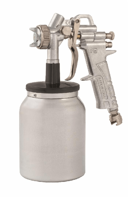 Aerografo Evolution uso professionale con serbatoio 1 kg e attacco rapido tedesco Confezione da 1pz
