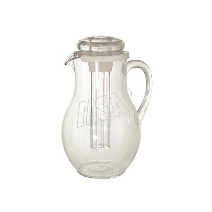Caraffa Ilsa CRYSTAL, modello 2502000, Con Coperchio e Rinfrescatore, Trasparente, per bevande fresche