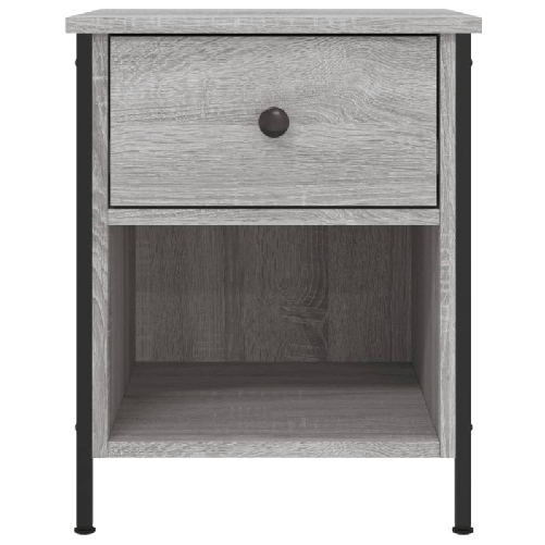 vidaXL Comodini 2 pz Grigio Sonoma 40x42x50 cm in Legno ingegnerizzato