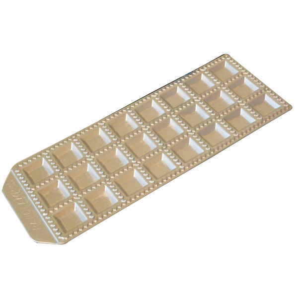 Stampo raviolatore quadro 24 posti art.2149 con mattarello legno