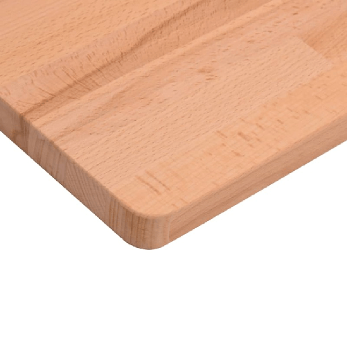 vidaXL Piano per Banco da Lavoro 200x55x2,5 cm Legno Massello Faggio