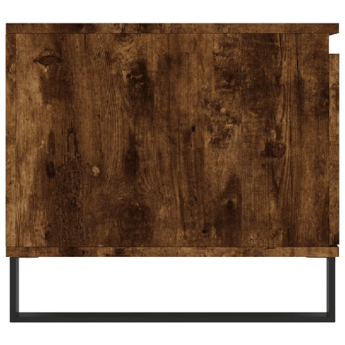 Tavolino da Salotto Rovere Fumo 100x50x45 cm Legno ingegnerizzato