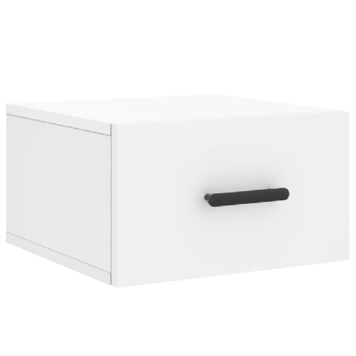 vidaXL Comodini a Muro 2 pz Bianchi 35x35x20 cm