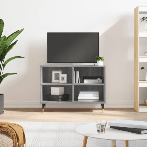 vidaXL Mobile Porta TV Grigio Sonoma 69,5x30x50cm in Legno ingegnerizzato