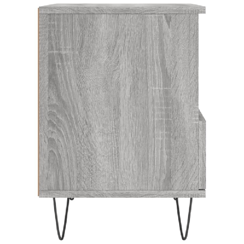 vidaXL Comodini 2pz Grigio Sonoma 40x35x50 cm in Legno ingegnerizzato