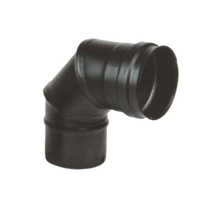 Maral Gomito Inox 90^ 8 Nero Pellet 300