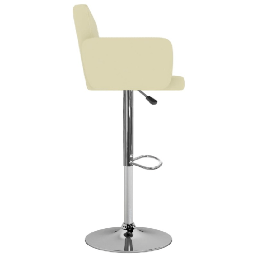 vidaXL Sgabelli da Bar 2 pz Crema in Similpelle
