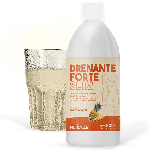 Nutracle Vitalight Drenante Slim 500ml. Integratore Brucia Grassi Dimagrante Forte, Depurativo e Anticellulite a base di Caffeina, Te Verde, Guarana