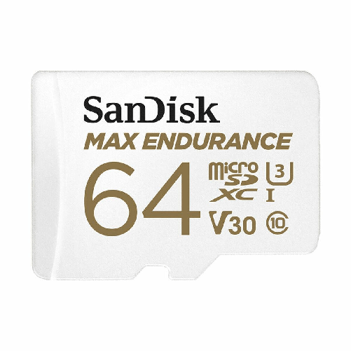 SanDisk Max Endurance 64 GB MicroSDXC UHS-I Classe 10 (SanDisk Max Endurance - Scheda di memoria flash [adattatore da mi