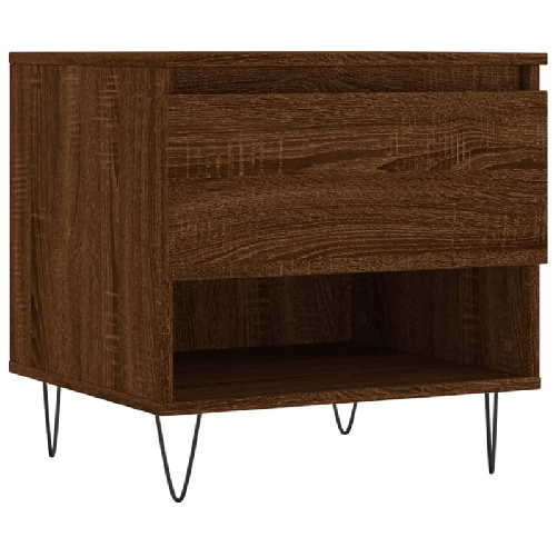 vidaXL Tavolini Salotto 2pz Rovere Marrone 50x46x50 Legno Multistrato