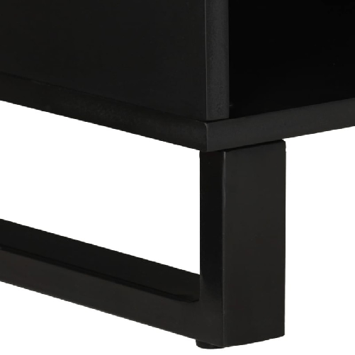 vidaXL Mobile TV 100x33x46cm Legno Massello Acacia e Legno ingegnerizzato