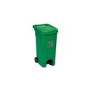 Bidone Urban Eco System 80lt con pedale. Verde