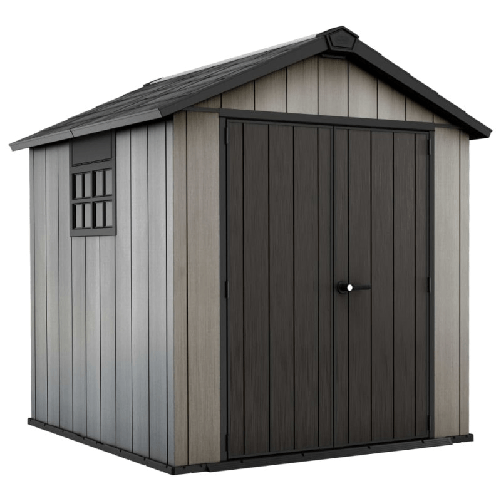 Keter Casetta da Giardino Box Portattrezzi da esterno OAKLAND 757 in resina 229x223,5x242h grigio