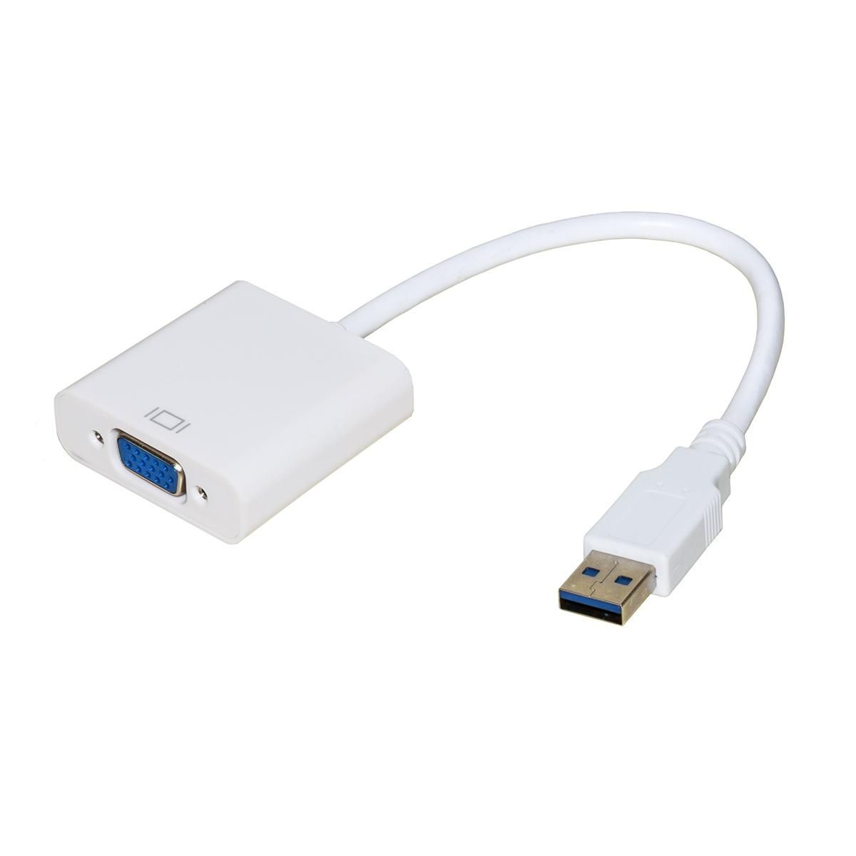 Link adattatore usb 3.0 maschio a vga femmina