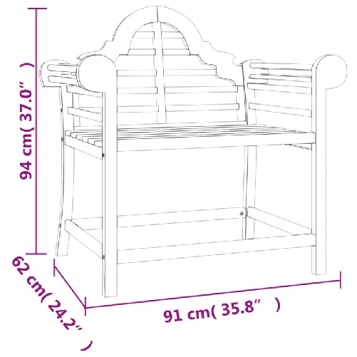 vidaXL Set Salotto per Giardino 4pz Legno Massello di Teak