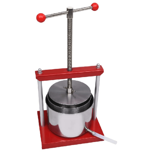 vidaXL Torchio per Frutta e Vino in Acciaio Inox 6 L