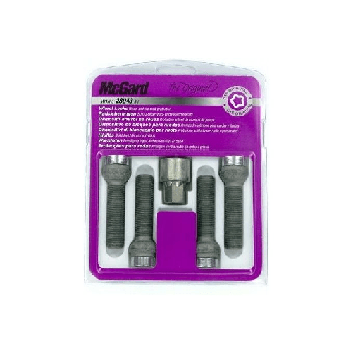 McGard Bulloni antifurto cerchi auto sferici, kit 4 pz - Original - E150