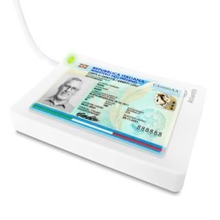 Lettore CIE 3.0 Atlantis per Carta d'Identità Elettronica LETTORE ATLANTIS CIE 3.0 P005-CIED311 USB NFC per Carta di IdentitÃ Elettronica Italiana CI