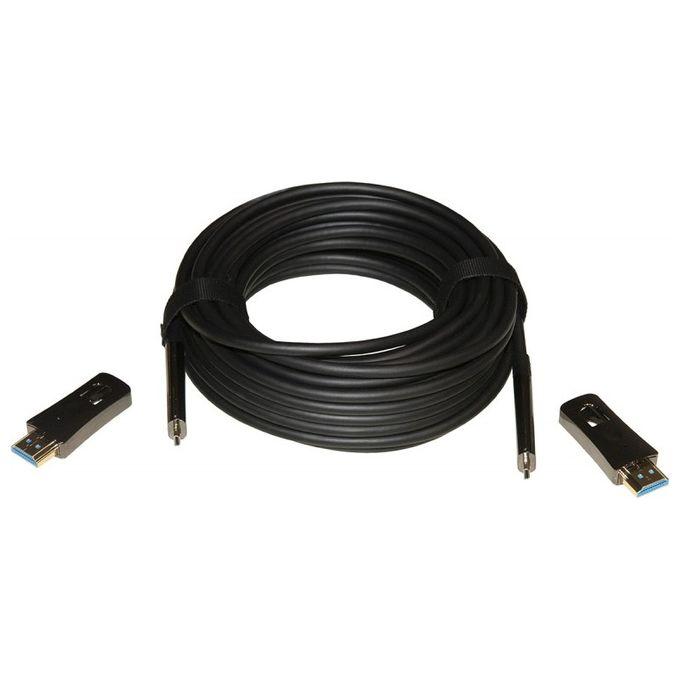 Link Cavo Hdmi 2.0 Aoc Fibra Ottica 70mt con Connettori Staccabili