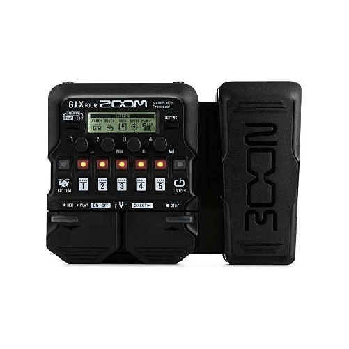 Zoom G1X FOUR-IFS Pedaliera Multieffetto Amp-Simulator per Chitarra con Pedale d'Espressione