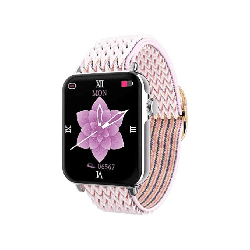 Smarty SW035 1.69'' Sport Salute Notifiche Pink - Silver