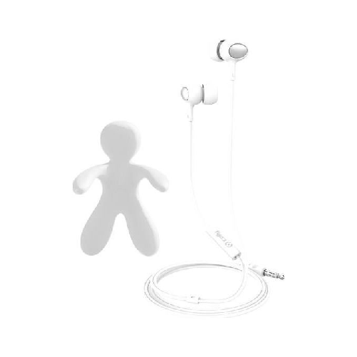 Celly Cesare & Augusto Cuffie Cablato In-ear MUSICA Bianco