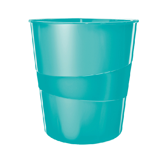 Leitz CESTINO GETTACARTE WOW AZZURRO ACQUAMARINA 15LT LEITZ