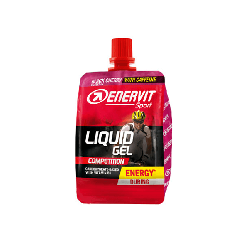 ENERVIT LIQUID GEL Competition Amarena gel carboidrati e vitamine 60ml box 18 pz