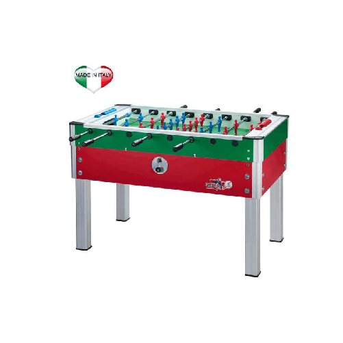 ROBERTO SPORT New Camp Italy calciobalilla con gettoniera ROSSO VERDE