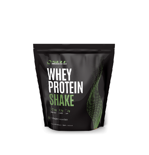 SELF OMNINUTRITION WHEY PROTEIN SHAKE proteine del siero del latte 1kg GUSTO PISTACCHIO