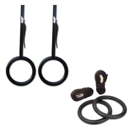 TOORX Coppia di Anelli ABS da ginnastica con cinghie in Nylon regolabile CAG