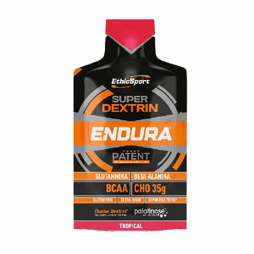 EthicSport SUPER DEXTRIN ENDURA con Bcaa Glutammina B-Alanina 15x60ml TROPICAL