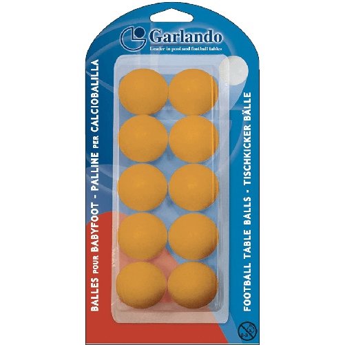 GARLANDO Palline Calciobalilla 10 pezzi colore ARANCIONE