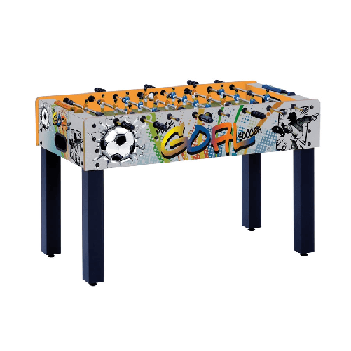 Calcio Balilla F-1 con grafica GOAL GARLANDO calciobalilla aste uscenti art. F1UGOAL