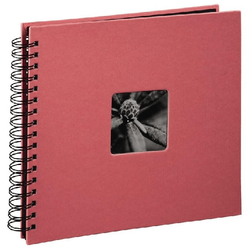 Hama Fine Art Album Fotografico e Portalistino a Spirale Flamingo 28x24cm 50 Pagine Nere Hama Fine Art album fotografico e portalistino Corallo 100 fo