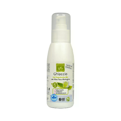 Benessence Ghiaccio Balsamo Dopobarba con Aloe Vera Biologica - 100 ml