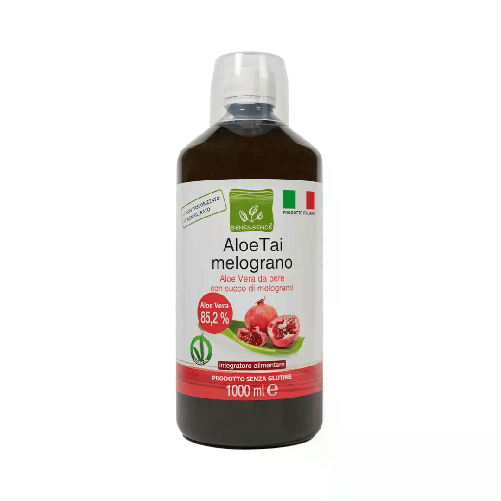 Benessence Succo di Aloe Vera da bere con Melograno - 1000 ml