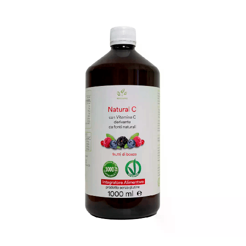 Natural C- Vitamina C da Acerola e Rosa Canina - 1 L