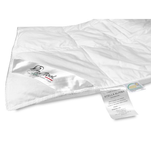 PIUMINO tex tirol STELLA ALPINA da LETTINO 100% PIUMINO OCA 300 gsm cm. 80 x 120