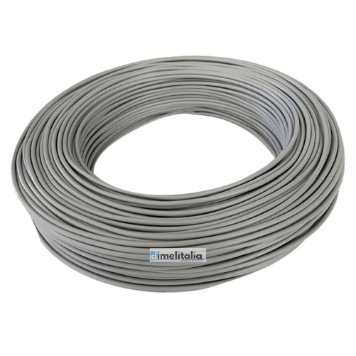 Cavo elettrico cordina unifilare unipolare fs17 rotolo metri 25 *** colore grigio, sezione conduttore 2,5 mmq, confez...